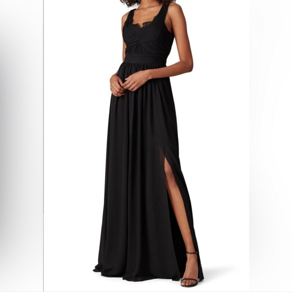 Elegant Black Evening Dress Love by Thia women size 8
